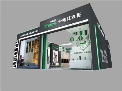 225平米展臺(tái)設(shè)計(jì)制作：一面開口/現(xiàn)代/木質(zhì)結(jié)構(gòu)/黑色，為家具展展商而作（免費(fèi)使用）