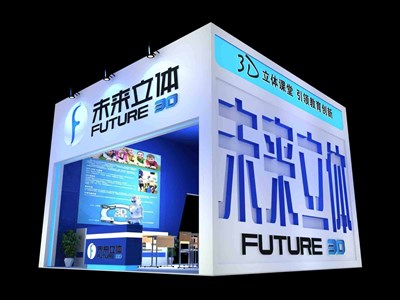 36平米展臺(tái)設(shè)計(jì)制作：三面開(kāi)口/現(xiàn)代/木質(zhì)結(jié)構(gòu)/白色，為文具圖書展展商而作（免費(fèi)使用）
