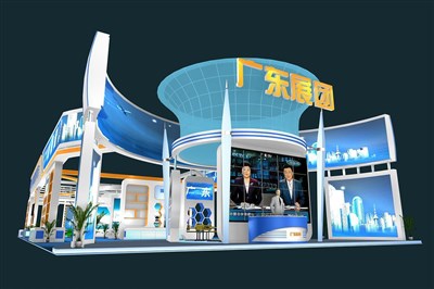 540平米展臺設計制作：四面開口/前衛(wèi)/木質(zhì)結(jié)構(gòu)/綠色，為成就招商展展商而作（免費使用）