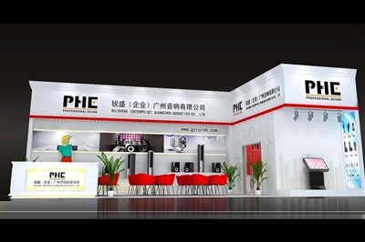 72平米展臺設(shè)計制作：二面開口/現(xiàn)代/木質(zhì)結(jié)構(gòu)/白色，為家電展展商而作（免費使用）