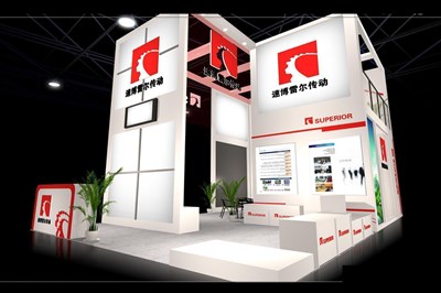 54平米展臺設(shè)計制作：一面開口/現(xiàn)代/木質(zhì)結(jié)構(gòu)/白色，為汽配展展商而作（免費使用）