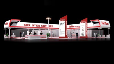 720平米展臺設計制作：二面開口/現(xiàn)代/木質(zhì)結構/紅色，為汽配展展商而作（免費使用）