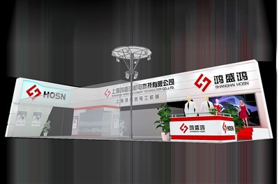 136平米展臺(tái)設(shè)計(jì)制作：四面開(kāi)口/現(xiàn)代/木質(zhì)結(jié)構(gòu)/白色，為汽配展展商而作（免費(fèi)使用）