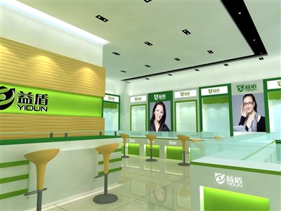 94平米展廳設(shè)計(jì)制作：前衛(wèi)/綠色，產(chǎn)品類展廳-北京迅易時(shí)代展廳（免費(fèi)使用）