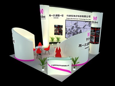 36平米展臺設(shè)計制作：三面開口/現(xiàn)代/木質(zhì)結(jié)構(gòu)/米色，為綜合展展商而作（免費使用）