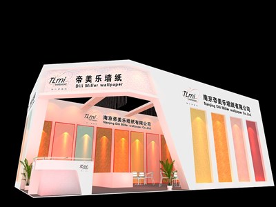66平米展臺(tái)設(shè)計(jì)制作：二面開口/現(xiàn)代/木質(zhì)結(jié)構(gòu)/白色，為建材展展商而作（免費(fèi)使用）