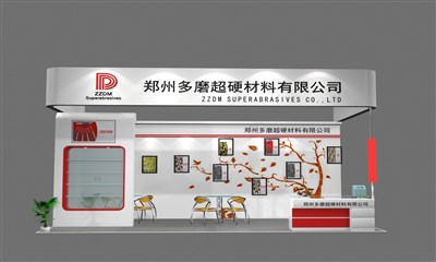 18平米展臺設(shè)計制作：三面開口/現(xiàn)代/木質(zhì)結(jié)構(gòu)/白色，為能源展展商而作（免費使用）
