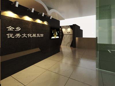 300平米展廳設(shè)計(jì)制作：現(xiàn)代/灰色，文化類展廳-金鄉(xiāng)優(yōu)秀文化展覽館（免費(fèi)使用）